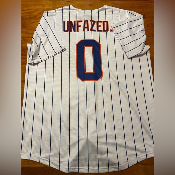 HDMH (Height Doesnt Measure Heart) Marcus Stroman “UNFAZED” Mets Jersey LARGE - Picture 1 of 4